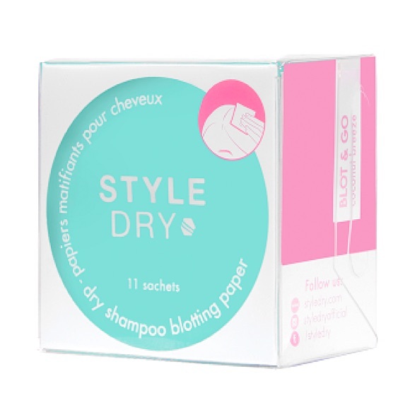 🍒 2/$30 STYLEDRY Hair oil absorbing blotting papers Coconut Breeze - Picture 1 of 2